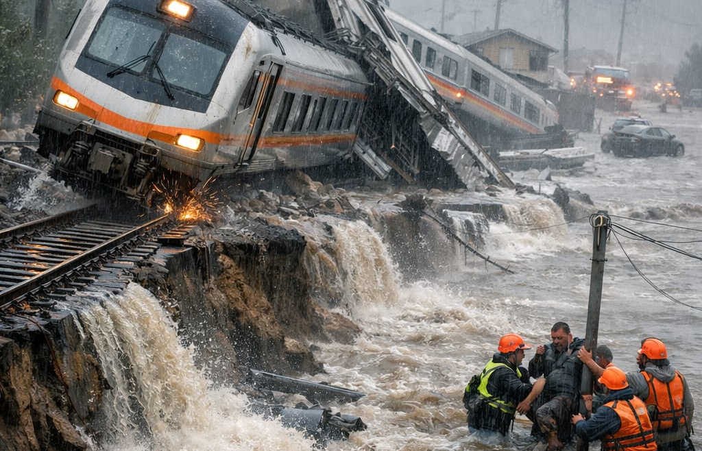 DONDE EL AGUA ARRASÓ Y EL HIERRO SE DETUVO