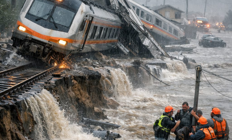 DONDE EL AGUA ARRASÓ Y EL HIERRO SE DETUVO